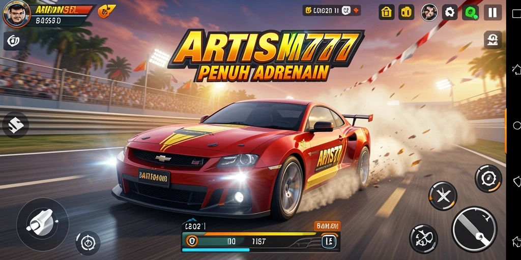 Gameplay seru balapan mobil di ARTIS777 dengan grafis memukau.