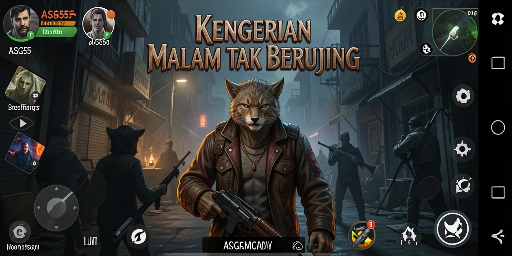 Screenshot menampilkan gameplay ASG55 yang menegangkan dan mencekam.