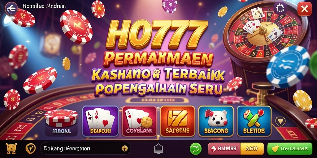 Tampilan gameplay HO777 yang menarik dan penuh aksi Kasino.