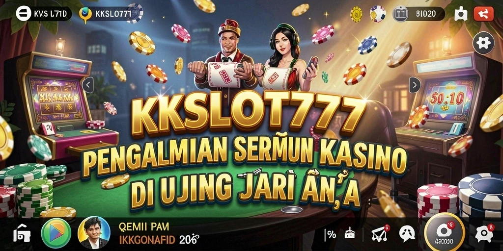 Tampilan menakjubkan dari gameplay Kasino KKSLOT777 yang menghibur.
