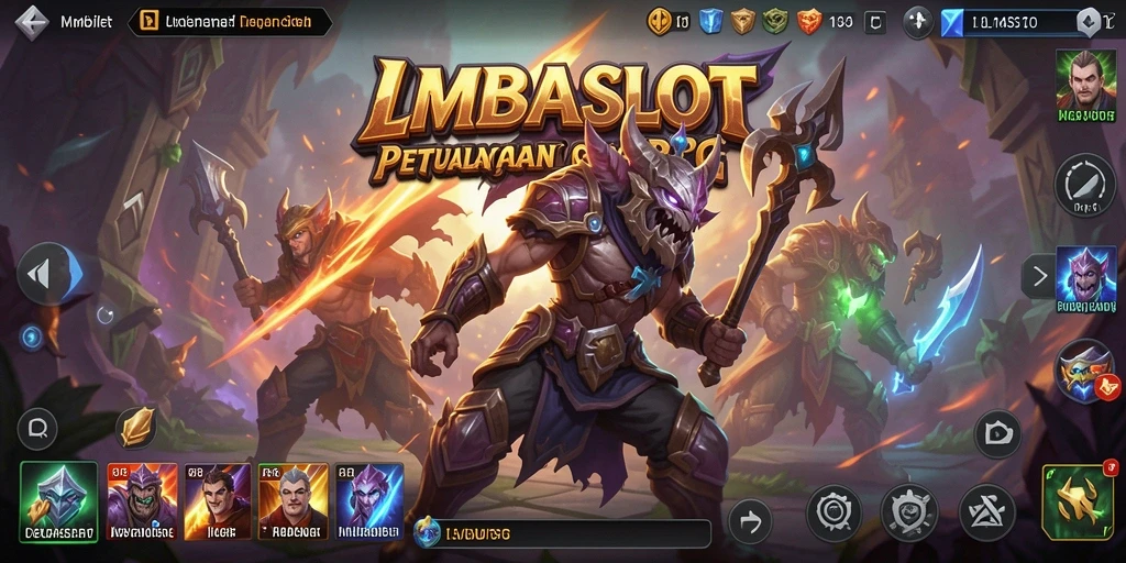 Tampilan menarik dari gameplay ARPG di LMBASLOT.