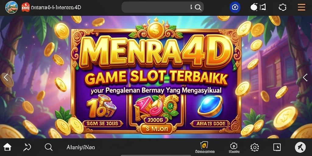 Tampilan menakjubkan gameplay Slot di MENARA4D.