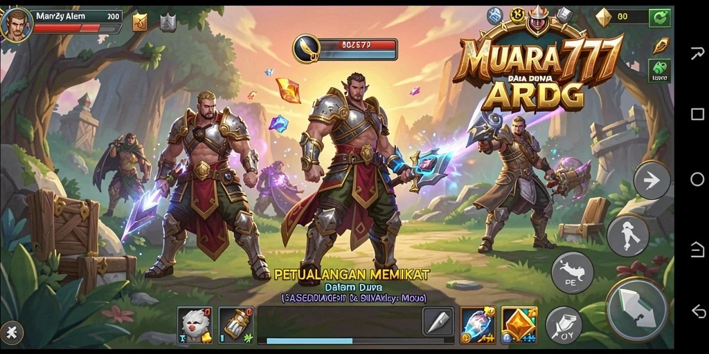 Screenshot menunjukkan aksi seru dalam pertempuran ARPG yang mendebarkan.