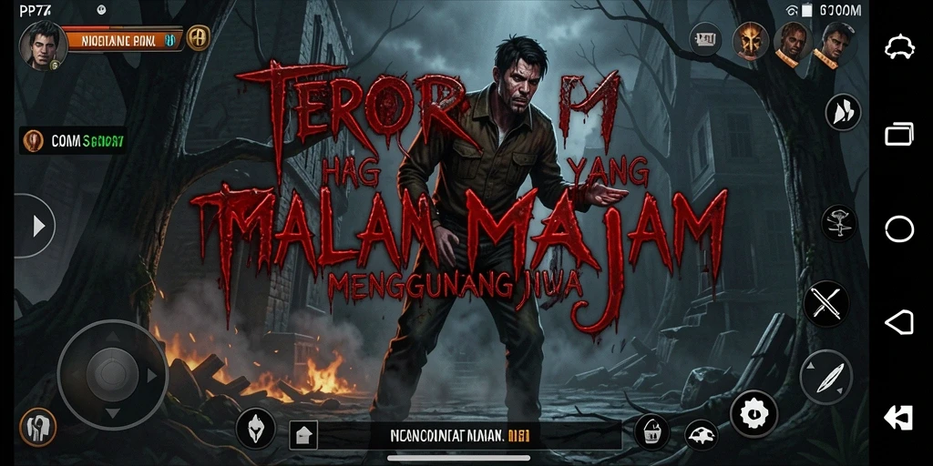 Gameplay PP7 yang menegangkan dengan elemen horor yang mendalam.