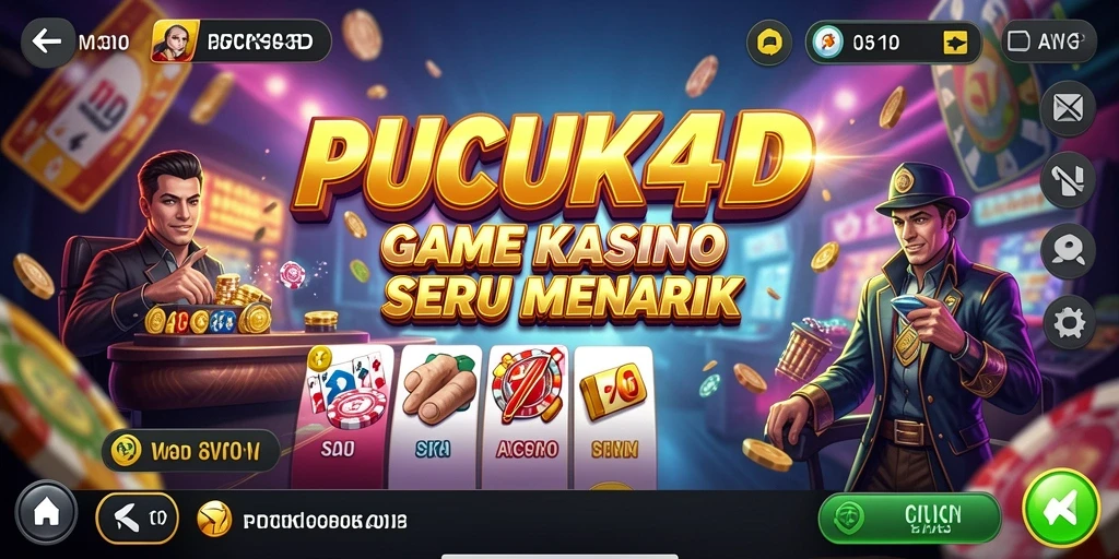 Tampilan menarik dan gameplay Kasino yang mendebarkan.