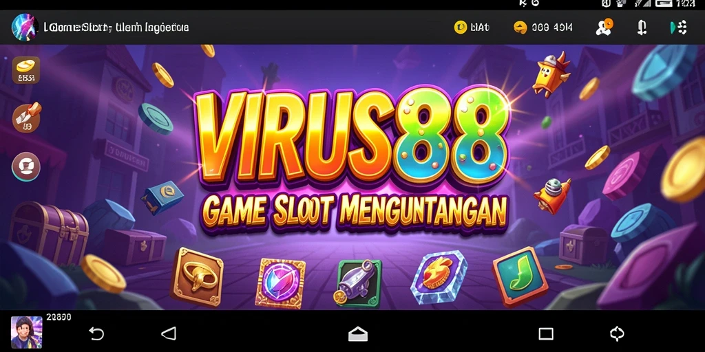 Tampilan gameplay Slot VIRUS88 yang menarik dan interaktif.