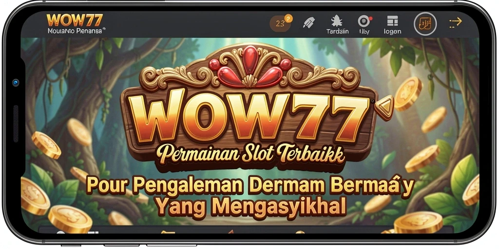 Tampilan gameplay seru yang menunjukkan putaran Slot WOW77.